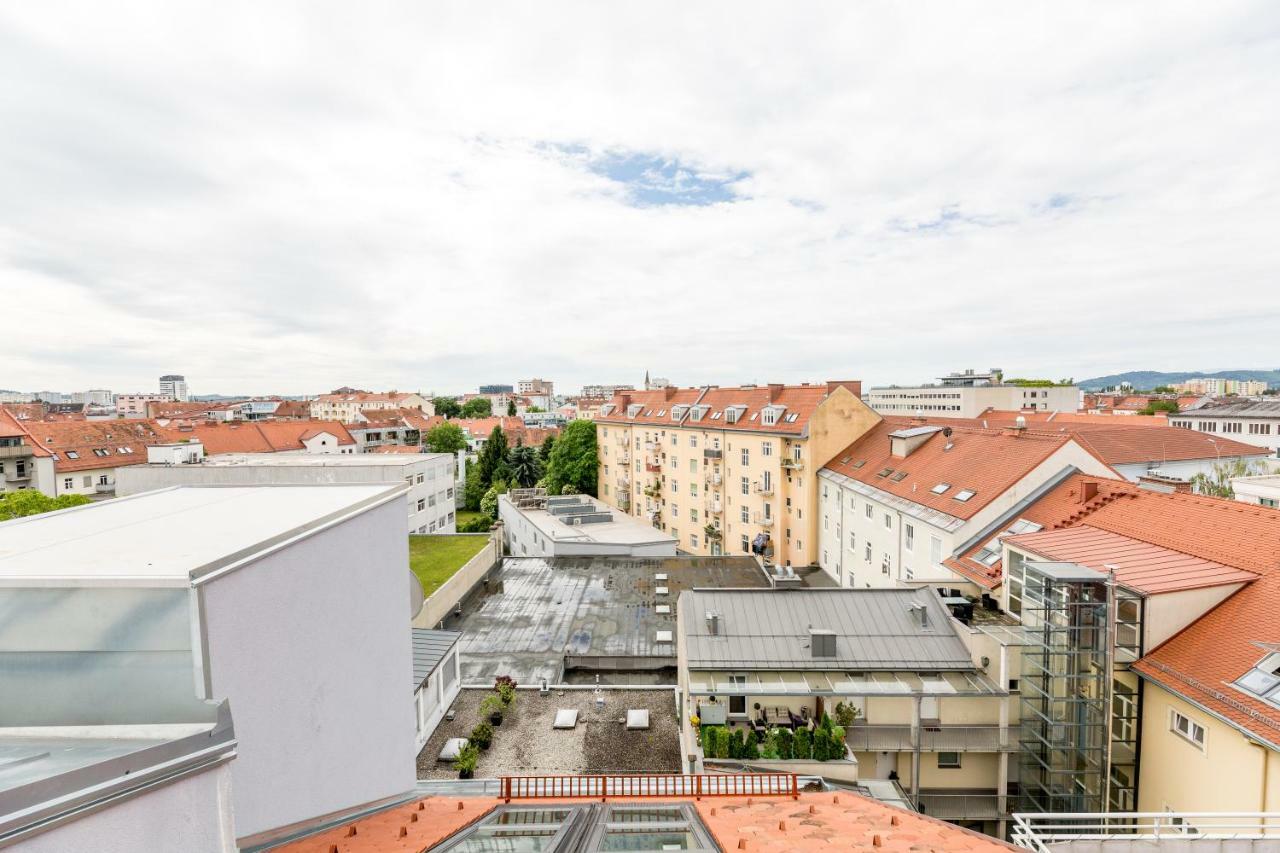 Grosse Dachgeschosswohnung Im Herzen Von Graz Eksteriør billede